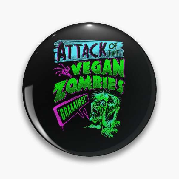 Item preview, Attack Of The Vegan Zombies Vegetarian Halloween designed and sold by Cpiello.