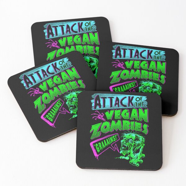 Item preview, Attack Of The Vegan Zombies Vegetarian Halloween designed and sold by Cpiello.