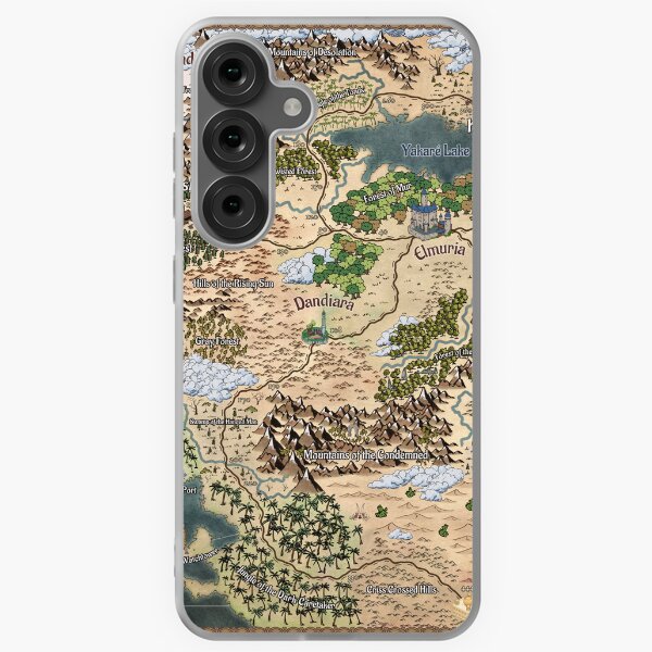 Map of the Zekáinar Lands Funda blanda para Samsung Galaxy