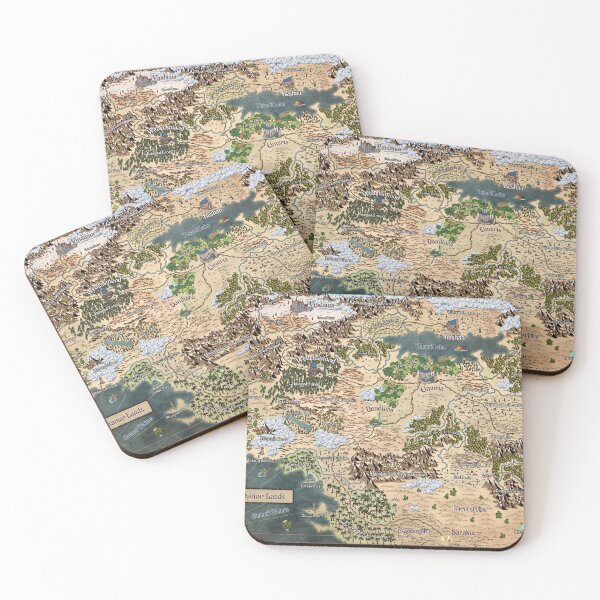 Item preview, Map of the Zekáinar lands designed and sold by hugegamebooks.