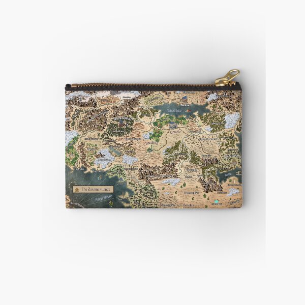 Item preview, Map of the Zekáinar lands designed and sold by hugegamebooks.