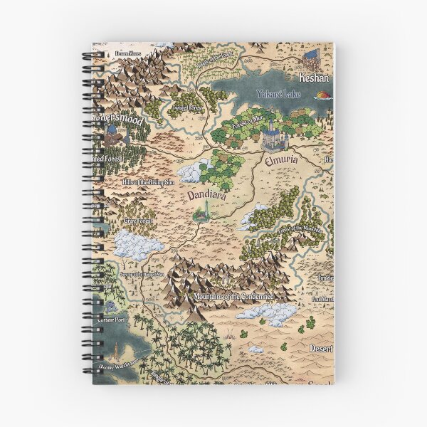 Item preview, Map of the Zekáinar lands designed and sold by hugegamebooks.