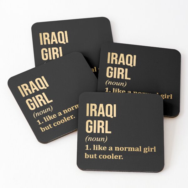 Item preview, Iraqi Girl Definition Iraq in Gold designed and sold by XCIV.