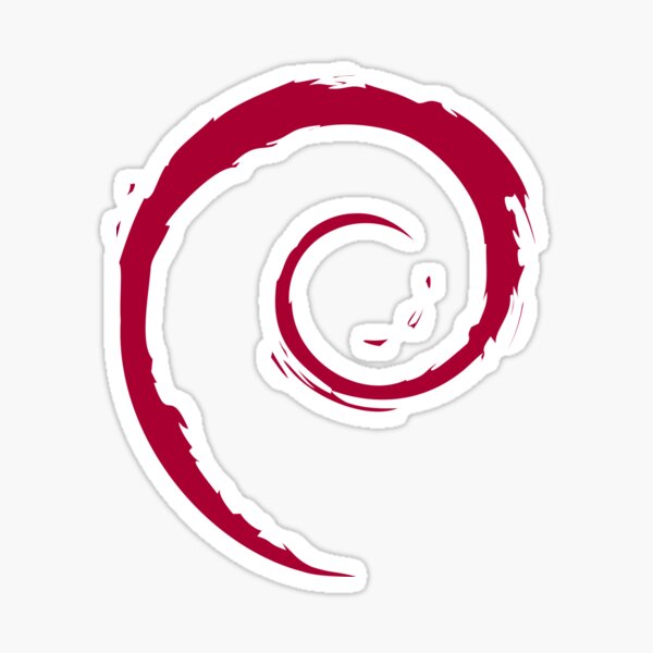 Item preview, Debian Official Spiral Swirl Logo Large designed and sold by Rainwater Merch.