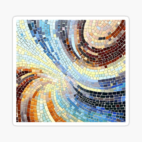 Item preview, Swirls of Mosaic designed and sold by KrampusArt.