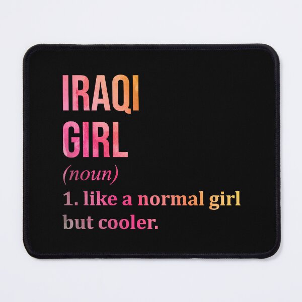 Item preview, Iraqi Girl Definition Iraq in Watercolor designed and sold by XCIV.