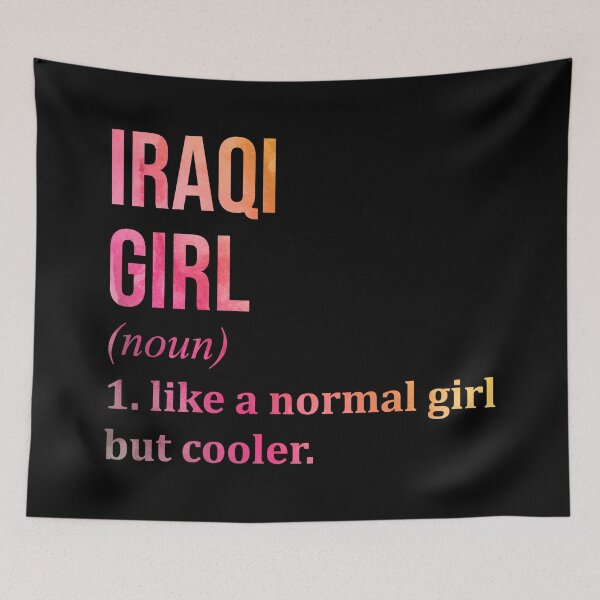 Item preview, Iraqi Girl Definition Iraq in Watercolor designed and sold by XCIV.