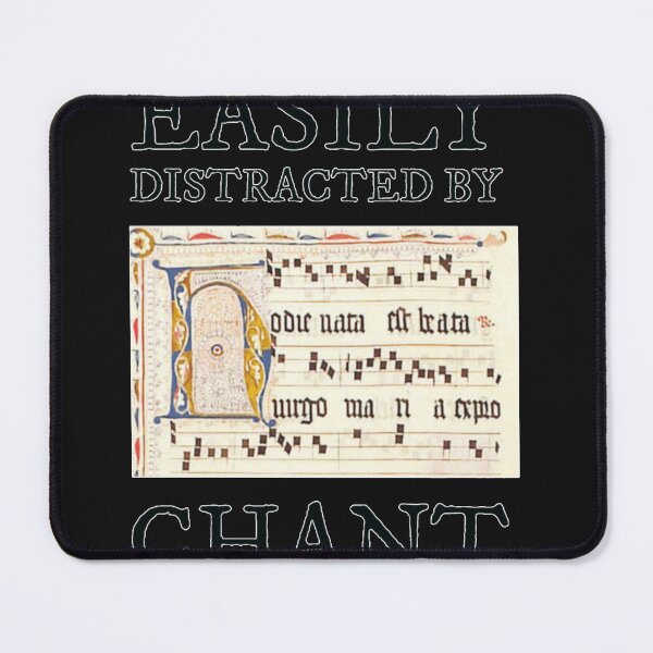 Item preview, Easily Distracted By Gregorian Chant Cute Catholic Meme designed and sold by JoscelynNorthy.