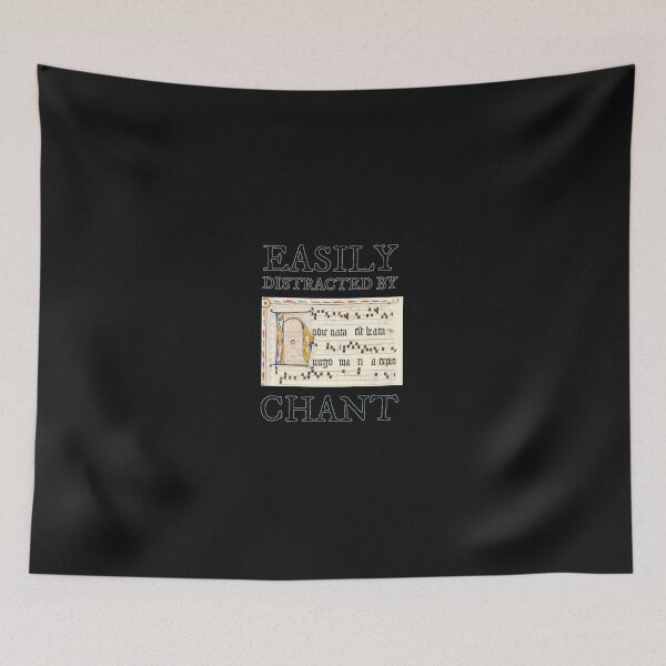 Item preview, Easily Distracted By Gregorian Chant Cute Catholic Meme designed and sold by JoscelynNorthy.