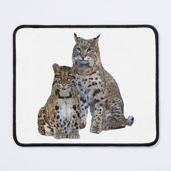 Item preview, clouded leopard and lynx designed and sold by obscurite.