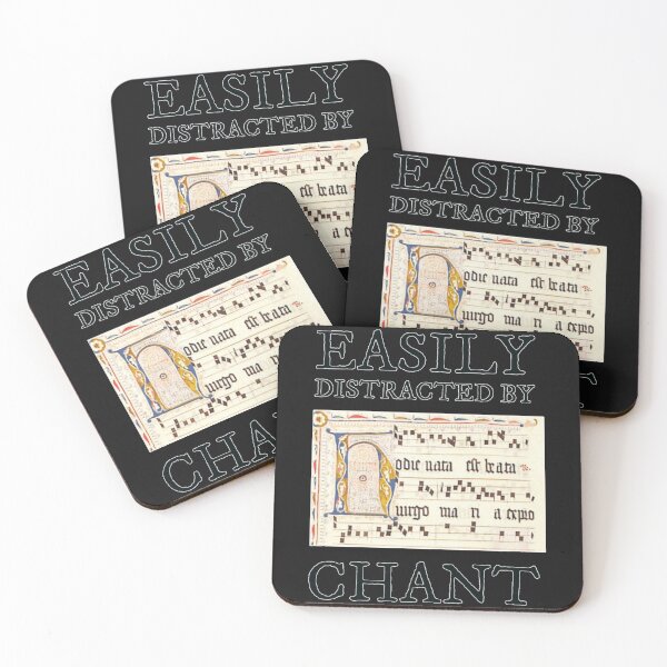 Item preview, Easily Distracted By Gregorian Chant Cute Catholic Meme designed and sold by JoscelynNorthy.
