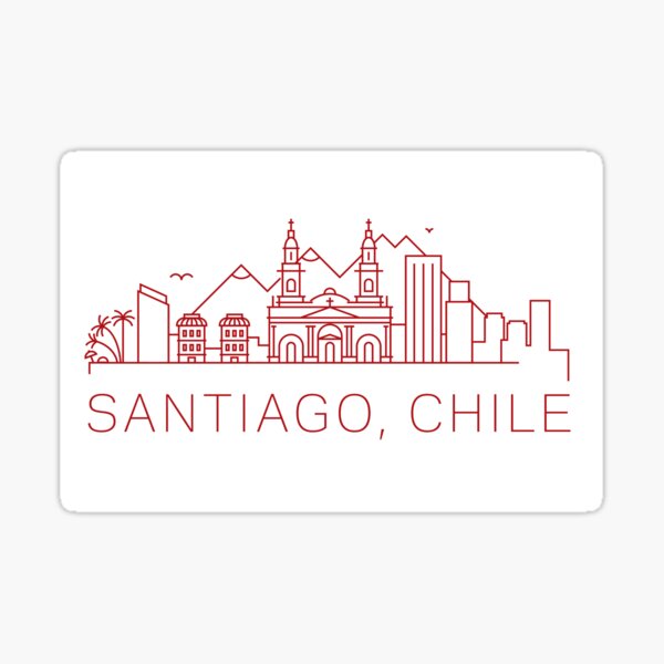 Santiago Chile Sticker