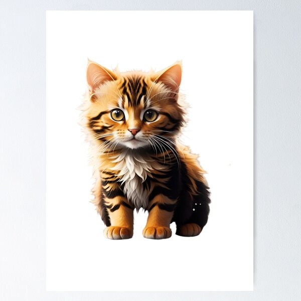 Item preview, cat with a gift designed and sold by SnapSticks.