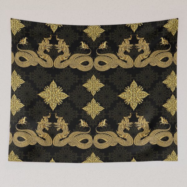 Item preview, Gold luxury Thai Traditional pattern. designed and sold by MusixT-Shirt.