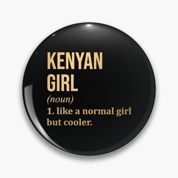 Item preview, Kenyan Girl Definition Kenya in Gold designed and sold by XCIV.
