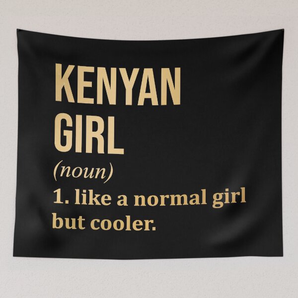 Item preview, Kenyan Girl Definition Kenya in Gold designed and sold by XCIV.