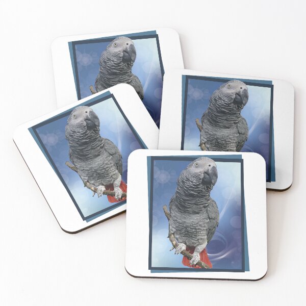 Item preview, gray parrot designed and sold by obscurite.
