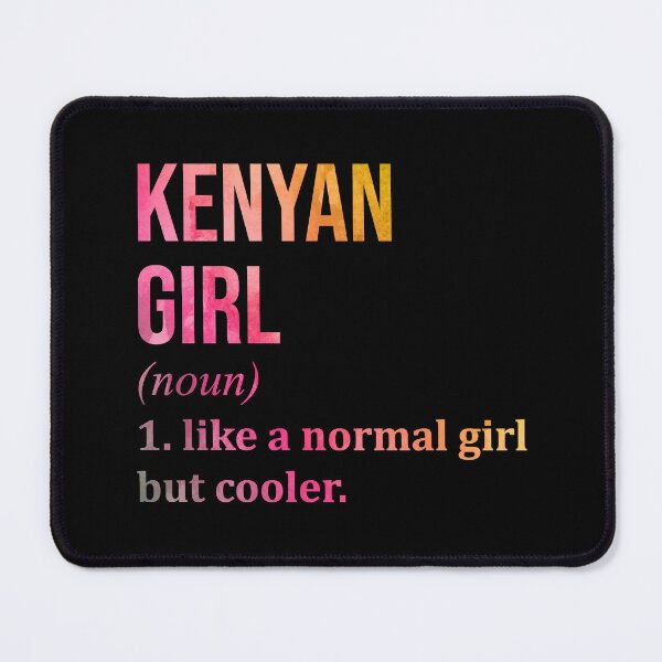 Item preview, Kenyan Girl Definition Kenya in Watercolor designed and sold by XCIV.