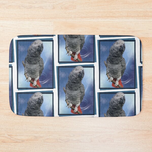 Item preview, gray parrot designed and sold by obscurite.