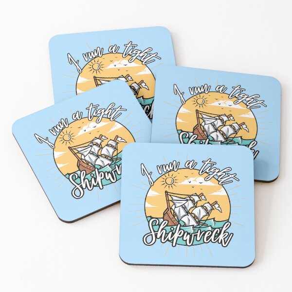 Item preview, I Run A Tight Shipwreck | Beach Lifestyle designed and sold by MildOrangeStore.