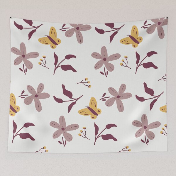 Item preview, Flowers and butterfly patterns designed and sold by Elegant Edge.