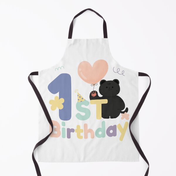 Item preview, 1st Birthday squad - cute kawaii baby cat balloon party designed and sold by TNwandesignart.