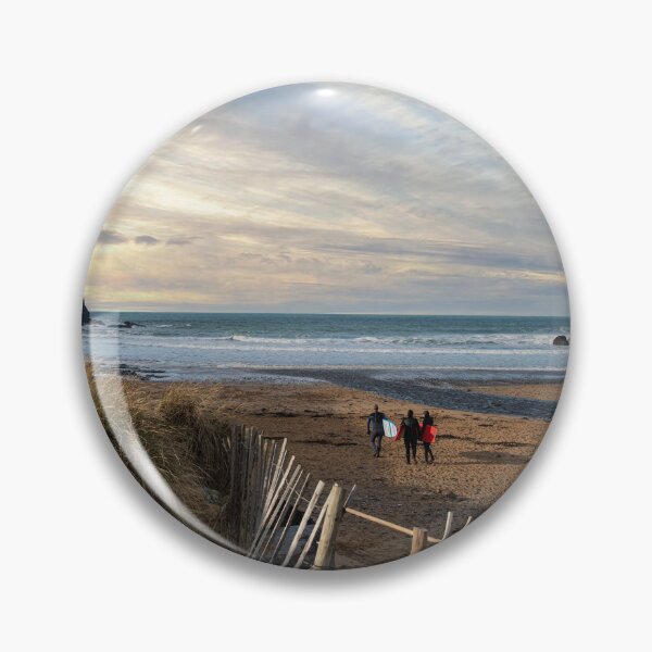 Item preview, Poldu  Cove, Cornwall sunset on a Cornish beaches designed and sold by kathleenjean.