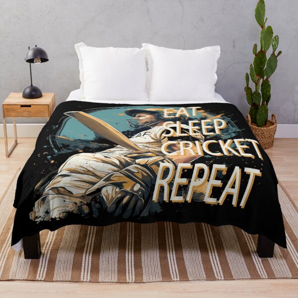 Item preview, Eat Sleep Cricket Repeat : The Player's Rhythm designed and sold by KaleidoKiosk.