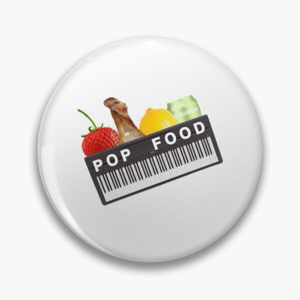 Item preview, Jack stauber pop food logo realistic album cover merch designed and sold by GuerinEarnes.