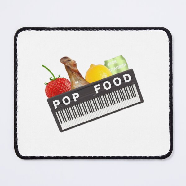 Item preview, Jack stauber pop food logo realistic album cover merch designed and sold by GuerinEarnes.