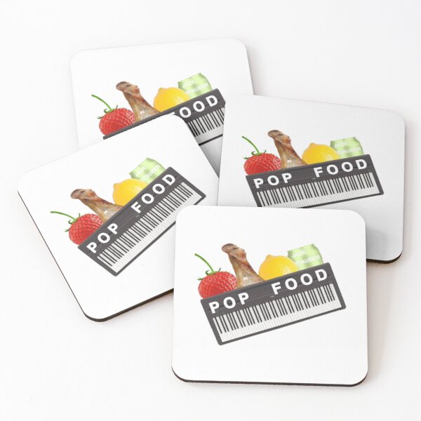 Item preview, Jack stauber pop food logo realistic album cover merch designed and sold by GuerinEarnes.