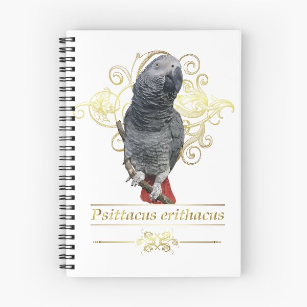 Item preview, gray parrot designed and sold by obscurite.