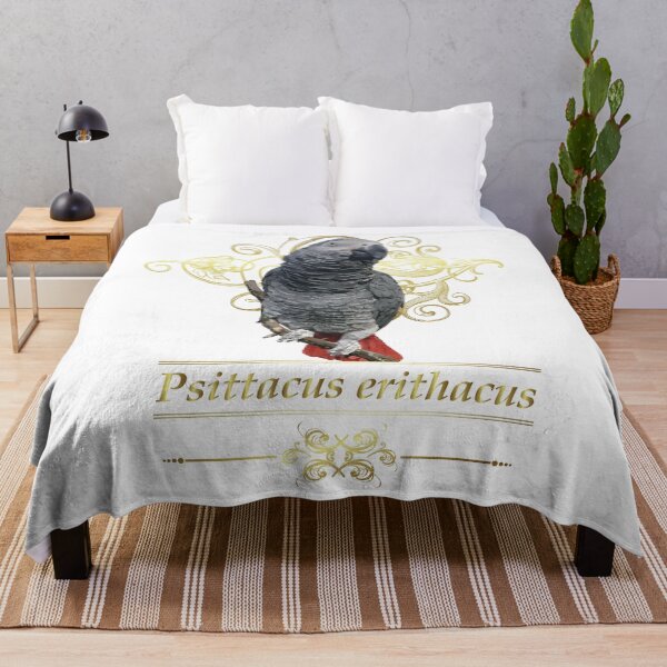 Item preview, gray parrot designed and sold by obscurite.
