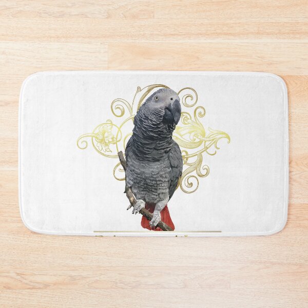 Item preview, gray parrot designed and sold by obscurite.