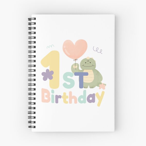 Item preview, 1st Birthday squad - cute kawaii baby dino balloon party designed and sold by TNwandesignart.