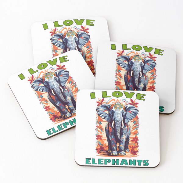 Item preview, I love elephants designed and sold by UltimateWorld.