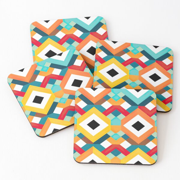 Item preview, Modern geometric design in pop art style, reminiscent of polygons designed and sold by Pflugart.