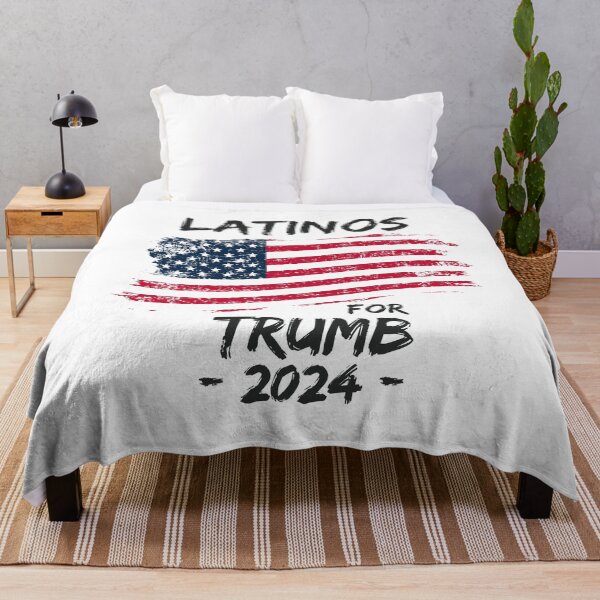 Item preview, Latinos For Trump USA Flag 2024 designed and sold by AFRUKSOODJAI.