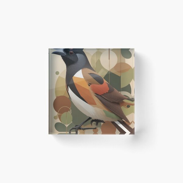 Item preview, Abstract Butcherbird T-shirts designed and sold by OdinCrafts.