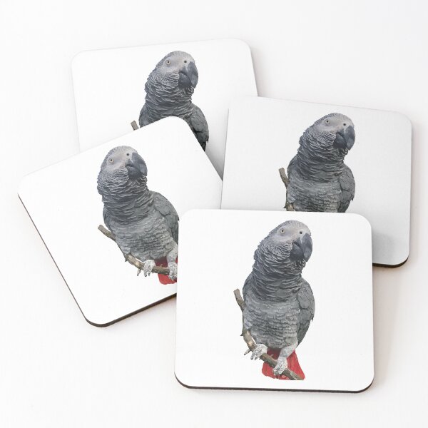 Item preview, gray parrot designed and sold by obscurite.