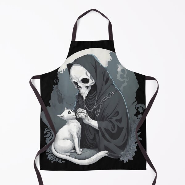 Item preview, Grim Reaper petting his cat. designed and sold by twisted-dot.