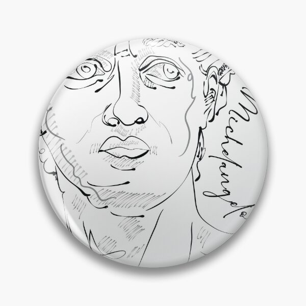 Item preview, Head of statue, David sculpture minimalistic sketch art by kartick dutta of David sculpture designed and sold by KARTICK DUTTA.