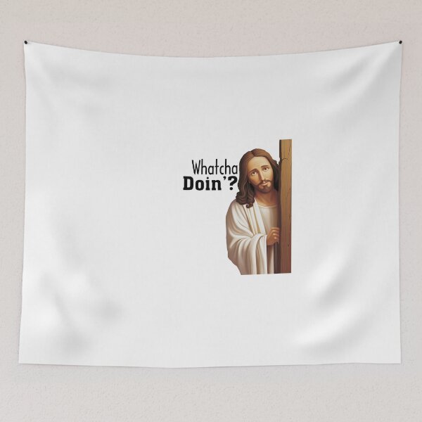 Item preview, jesus is watching meme designed and sold by Nice En.