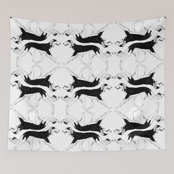 Item preview, Saluki Dog-gaiting Pattern designed and sold by aheadgraphics.