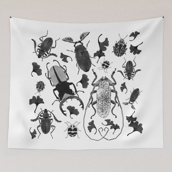 Item preview, Ginkgos and Beetles designed and sold by Haley Moore.
