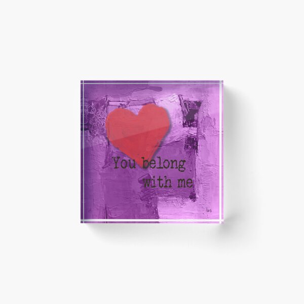 Item preview, You belong (me) designed and sold by a3-studio.