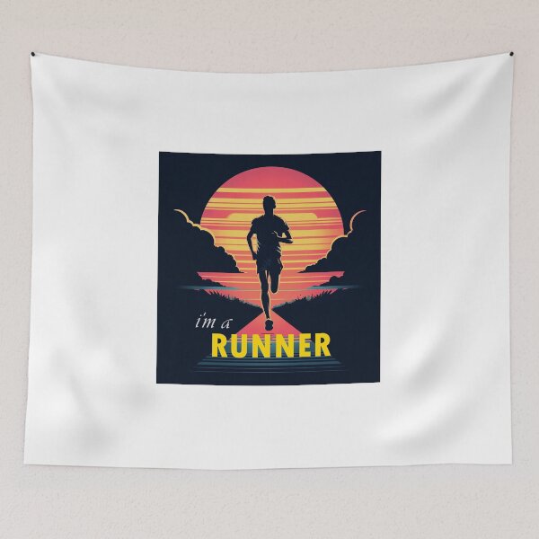 Item preview, I'm a Runner Retro Classic Vintage Style designed and sold by redstar19.