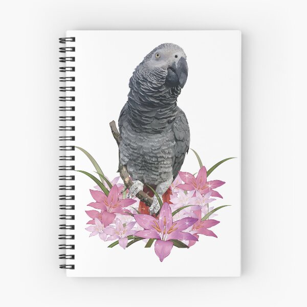 Item preview, gray parrot designed and sold by obscurite.
