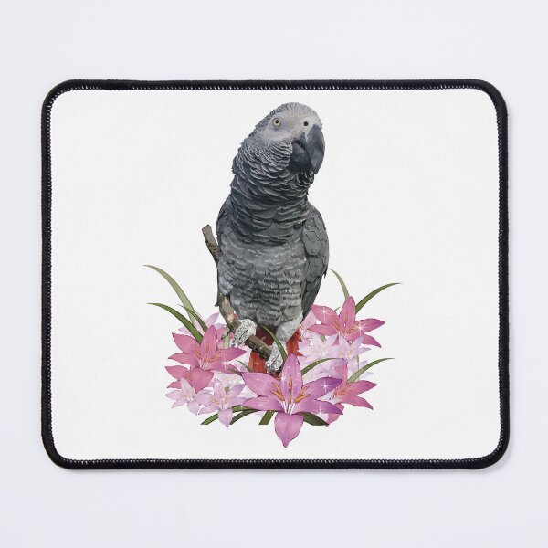 Item preview, gray parrot designed and sold by obscurite.