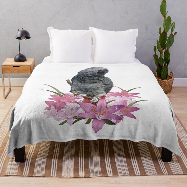 Item preview, gray parrot designed and sold by obscurite.